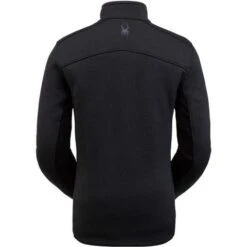 Spyder Men's Encore Half Zip Fleece Jacket -Ski Sales Shop 191252001 encore halfz flc blkback