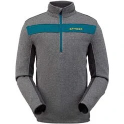 Spyder Men's Encore Half Zip Fleece Jacket -Ski Sales Shop 191252029 encore halfz flc ebny