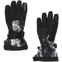 Spyder Boys Overweb Ski Glove -Ski Sales Shop 197046 spyn overweb glv frozen in time pri l