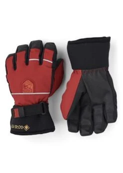 Hestra Junior Gore-Tex Flex 5 Finger Glove -Ski Sales Shop 2122 hestra juniorgoretexflex5fingerglove red
