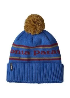 Patagonia Powder Town Beanie -Ski Sales Shop 2122 patagonia powdertownbeanie parkstripeknitfloatblue