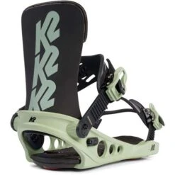 K2 Snowboarding Men's Meridian Snowboard Bindings -Ski Sales Shop f22 k2sb meridian jade back34