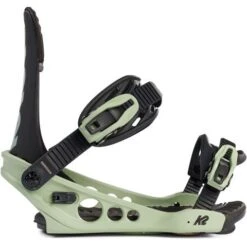 K2 Snowboarding Men's Meridian Snowboard Bindings -Ski Sales Shop f22 k2sb meridian jade side