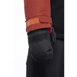 686 Men's GEO Insulated Jacket -Ski Sales Shop fw23 686 mensgeoinsulatedjacket brickredcolorblock 16