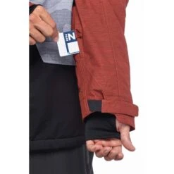 686 Men's GEO Insulated Jacket -Ski Sales Shop fw23 686 mensgeoinsulatedjacket brickredcolorblock 8