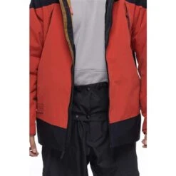 686 Men's GTX Hydrastash Sync Jacket -Ski Sales Shop fw23 686 mensgtxhydrastashsyncjacket brickredcolorblock 16