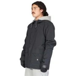DC Shoes Men's Bandwidth Jacket -Ski Sales Shop fw23 dc mensbandwidthjacket black 6
