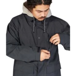 DC Shoes Men's Bandwidth Jacket -Ski Sales Shop fw23 dc mensbandwidthjacket black 7