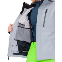 Obermeyer Men's Primo Jacket -Ski Sales Shop fw23 obermeyer mensprimojacket shale 5