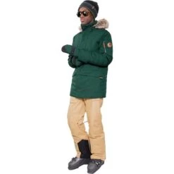 Obermeyer Men's Ridgeline Jkt W/ Faux Fur -Ski Sales Shop fw23 obermeyer mensridgelinejacketwithfauxfur nightops 3