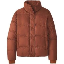 Patagonia Women's Silent Down Jacket -Ski Sales Shop fw23 patagonia womenssilentdownjacket sisubrown