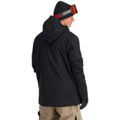 Spyder Men's All Out Anorak -Ski Sales Shop fw23 spyder mensalloutanorak black 2