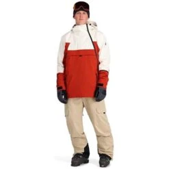 Spyder Men's All Out Anorak -Ski Sales Shop fw23 spyder mensalloutanorak rooibostea 3
