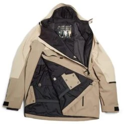 Spyder Men's All Out Anorak -Ski Sales Shop fw23 spyder mensalloutanorak timberwolf 7