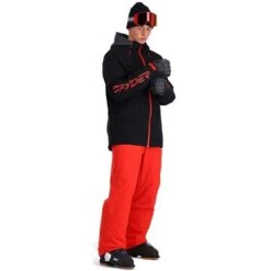Spyder Men's Anthem GTX Insulated Jacket -Ski Sales Shop fw23 spyder mensanthemgtxinsulatedjacket blackvolcano 3