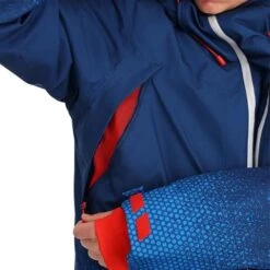 Spyder Men's Anthem GTX Insulated Jacket -Ski Sales Shop fw23 spyder mensanthemgtxinsulatedjacket fadedgeocollegiate 4