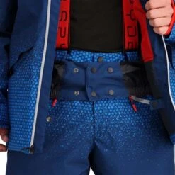 Spyder Men's Anthem GTX Insulated Jacket -Ski Sales Shop fw23 spyder mensanthemgtxinsulatedjacket fadedgeocollegiate 5