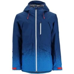Spyder Men's Anthem GTX Insulated Jacket -Ski Sales Shop fw23 spyder mensanthemgtxinsulatedjacket fadedgeocollegiate 6