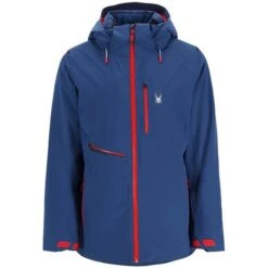 Spyder Men's Avid Jacket -Ski Sales Shop fw23 spyder mensavidjacket abyssvolcano 4