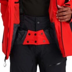 Spyder Men's Avid Jacket -Ski Sales Shop fw23 spyder mensavidjacket volcanoblack 5
