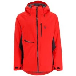 Spyder Men's Avid Jacket -Ski Sales Shop fw23 spyder mensavidjacket volcanoblack 7