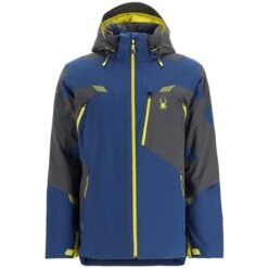 Spyder Men's Leader Jacket -Ski Sales Shop fw23 spyder mensleadergtxjacket abysscitron 7