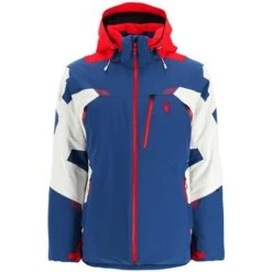 Spyder Men's Leader Jacket -Ski Sales Shop fw23 spyder mensleadergtxjacket abyssvolcano 4