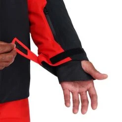 Spyder Men's Monterosa GTX Jacket -Ski Sales Shop fw23 spyder mensmonterosagtxjacket blackvolcano 6