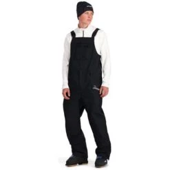 Spyder Men's Sanction Bib -Ski Sales Shop fw23 spyder menssanctionbib black 1