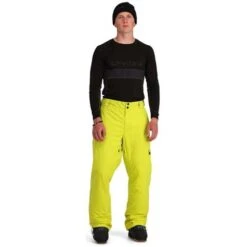 Spyder Men's Traction Pant -Ski Sales Shop fw23 spyder menstractionpant citron 3