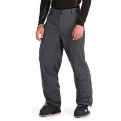 Spyder Men's Traction Pant -Ski Sales Shop fw23 spyder menstractionpant ebony 1