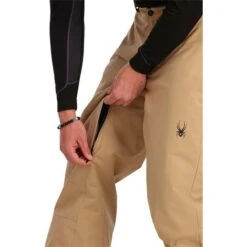Spyder Men's Traction Pant -Ski Sales Shop fw23 spyder menstractionpant tannin 4