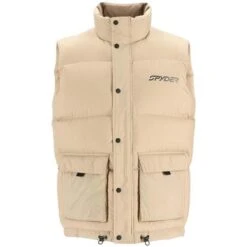 Spyder Men's Windom Down Insulated Jacket -Ski Sales Shop fw23 spyder menswindomdowninsulatedvest safari 3