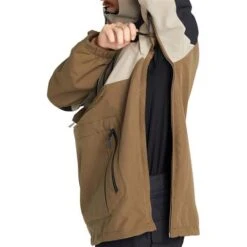 Volcom Men's Brighton Pullover -Ski Sales Shop fw23 volcom mensbrightonpullover darkkhaki 4