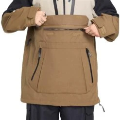 Volcom Men's Brighton Pullover -Ski Sales Shop fw23 volcom mensbrightonpullover darkkhaki 5