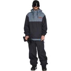 Volcom Longo Pullover -Ski Sales Shop fw23 volcom menslongopullover black 3