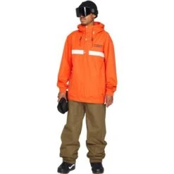 Volcom Longo Pullover -Ski Sales Shop fw23 volcom menslongopullover orangeshock 3