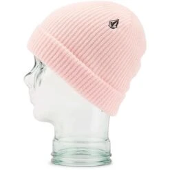 Volcom Sweep Beanie -Ski Sales Shop fw23 volcom sweepbeanie partypink 1