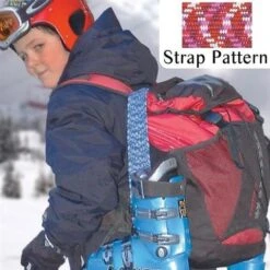 Fast Strap Fast Strap Spring Loaded Ski Boot Strap -Ski Sales Shop hot pink multi fast strap spring loaded ski boot strap 27106