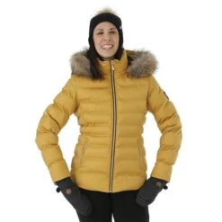 Sunice Women's Fiona Jacket With Real Fur
